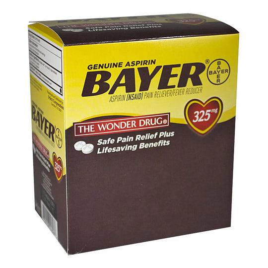 Bayer® Aspirin – Pack of 2, Case of 50 Packs