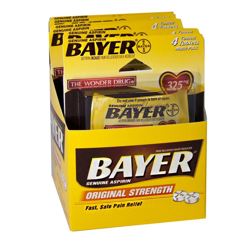 Bayer Aspirin Carded - Card of 4 wellness vending machine university campuses