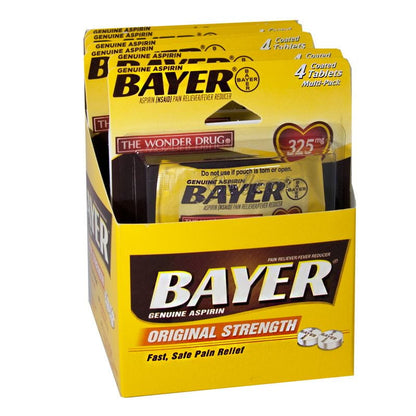 Bayer Aspirin Carded - Card of 4 wellness vending machine university campuses