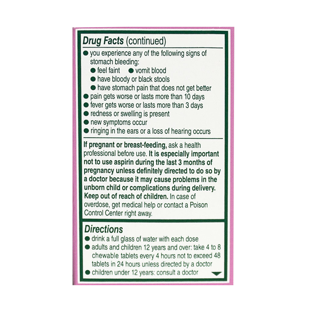 Bayer Low Dose Aspirin - Box of 36 wellness vending machine university campuses, workplaces