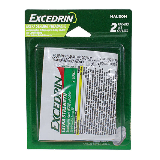 Excedrin Extra Strength Carded - Card of 4 wellness vending machine