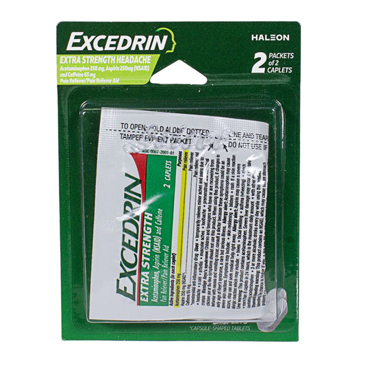 Excedrin® Extra Strength Headache – 4 Tablets, Case of 36 Packs