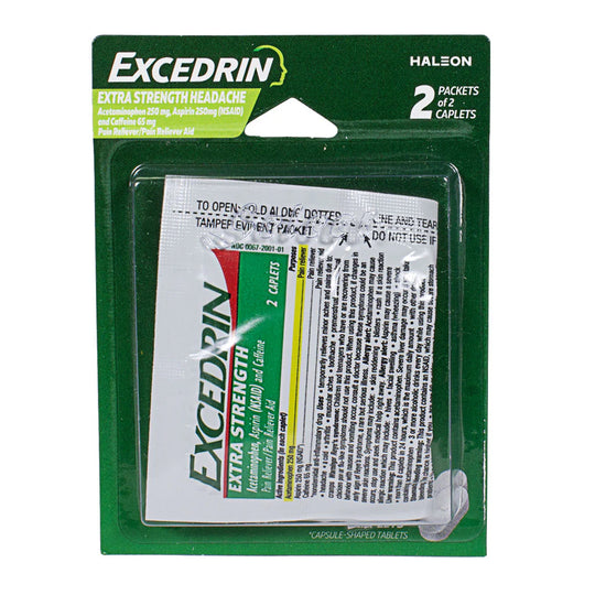 Excedrin® Extra Strength Headache – 4 Tablets, Case of 36 Packs