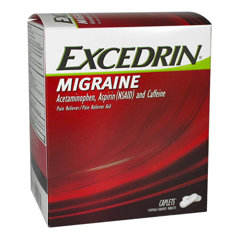 Excedrin® Migraine – 2 Tablets, Case of 50 Packs