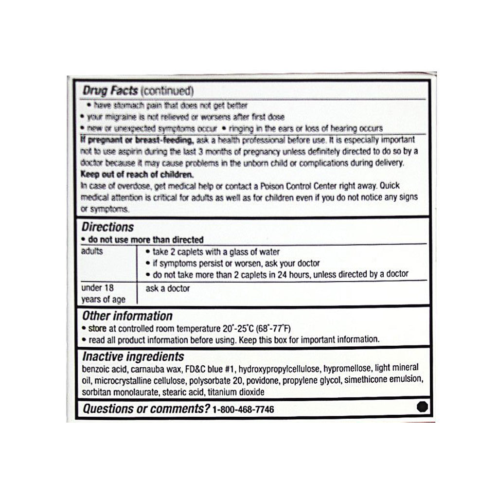 Excedrin Migraine - Pack of 2 wellness vending machine university campuses, workplaces, airports