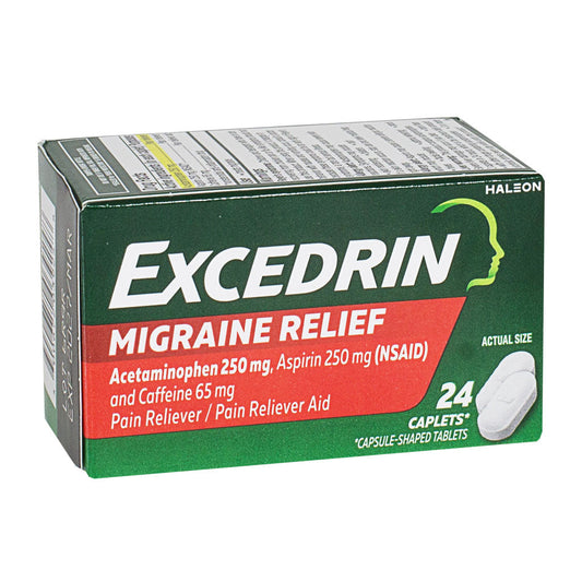 Excedrin Migraine Caplets - Box of 24 wellness vending machine