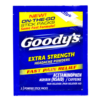 Goody's Extra Strength Headache Powder Sticks - Pack of 2 wellness vending machine