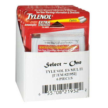 Tylenol Extra Strength Carded - Card of 4 wellness vending machine university campuses