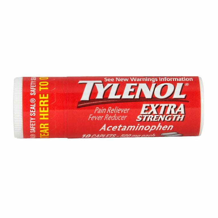 Tylenol Extra Strength - Vial of 10 wellness vending machine
