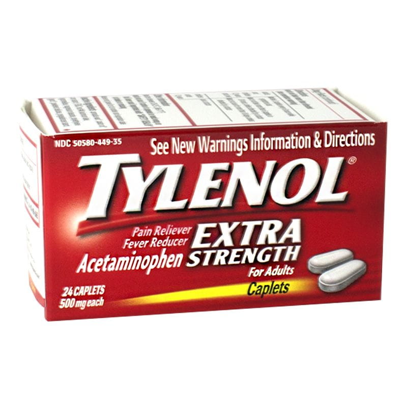 Tylenol Extra Strength - Box of 24 wellness vending machine