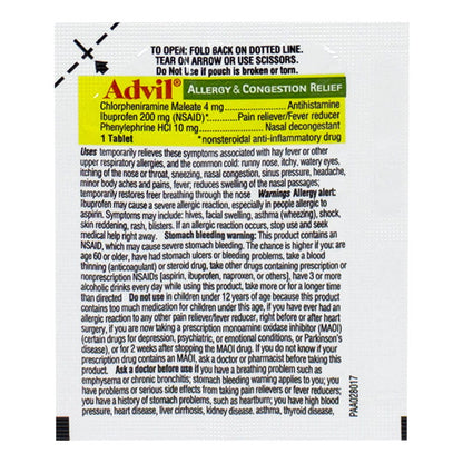 Advil Allergy Congestion Relief - Pack of 1 wellness vending machine university campuses