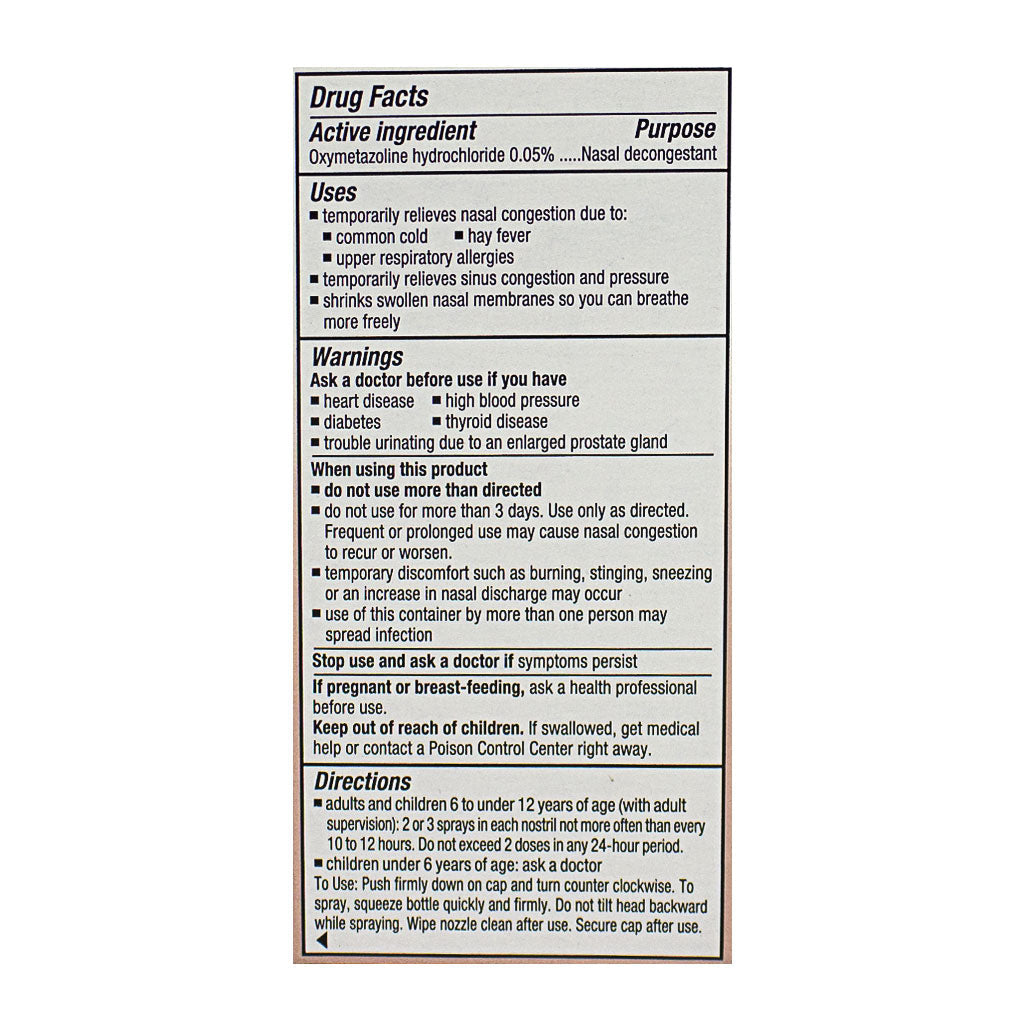 Afrin 12 Hour Nasal Spray - 0.5 oz. wellness vending machine university campuses