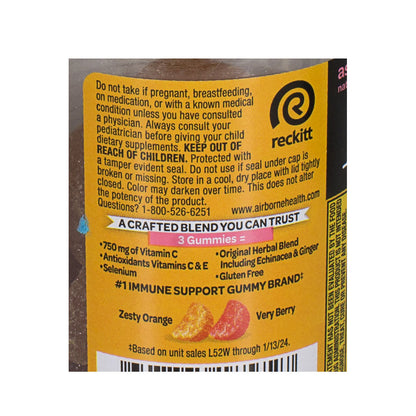Airborne Gummies- 21ct wellness vending machine university campuses