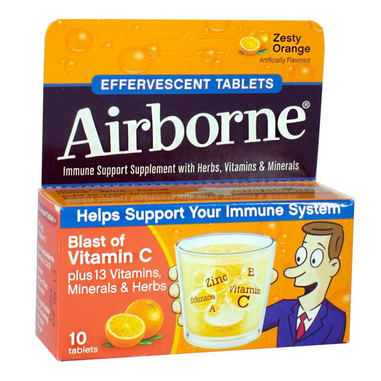 Airborne® Immune Support Supplement – 10 Tablets, Case of 30