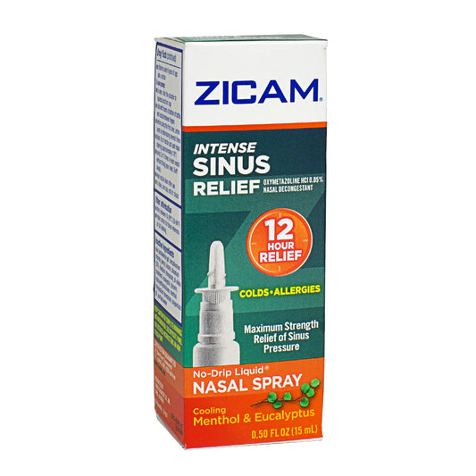 Zicam® Intense Sinus Relief Nasal Spray Menthol & Eucalyptus – 0.5 oz, Box of 24