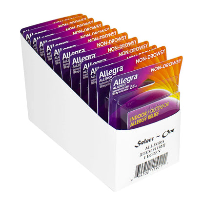Allegra® Allergy 24 Hour Relief – 1 Tablet, Card of 1, Box of 36