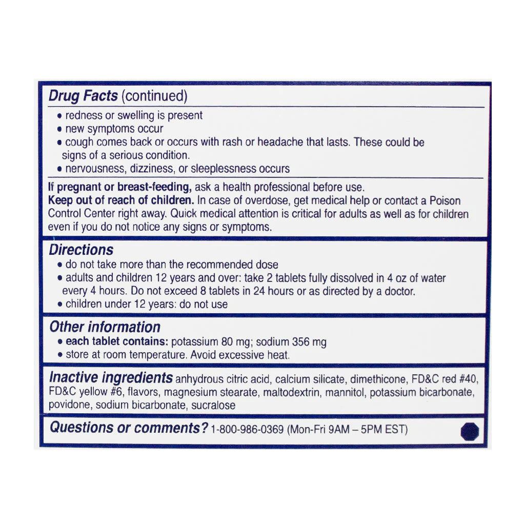 Alka-Seltzer® Plus Cold – Pack of 2, Case of 50 Packs