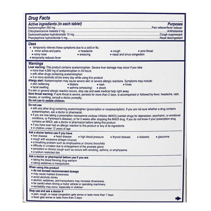 Alka-Seltzer® Plus Cold – Pack of 2, Case of 50 Packs