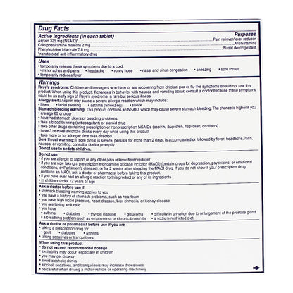 Alka-Seltzer Plus Cold - Card of 2 wellness vending machine university campuses, workplaces, airports