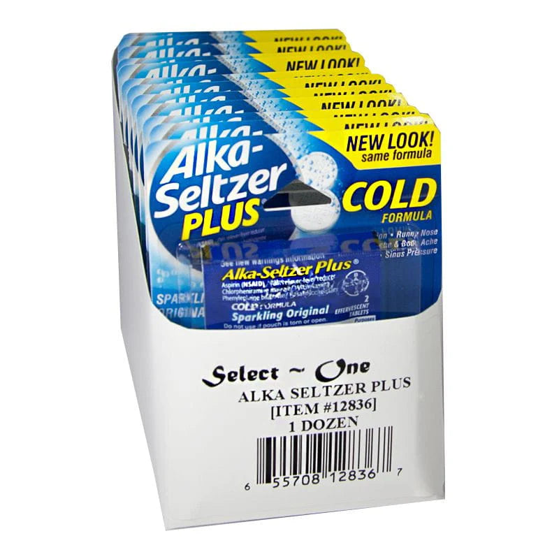 Alka-Seltzer® Plus Cold – Card of 2, Case of 36 Packs
