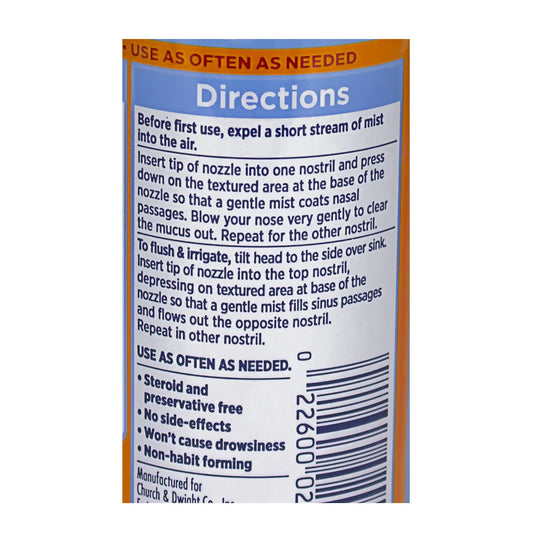 Arm & Hammer® Simply Saline® Nasal Mist – 1.5 oz, Case of 36