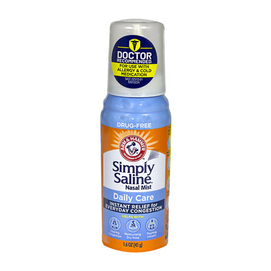 Arm & Hammer® Simply Saline® Nasal Mist – 1.5 oz, Case of 36