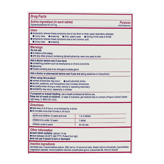Benadryl® Allergy – Pack of 2, Case of 60 Packs