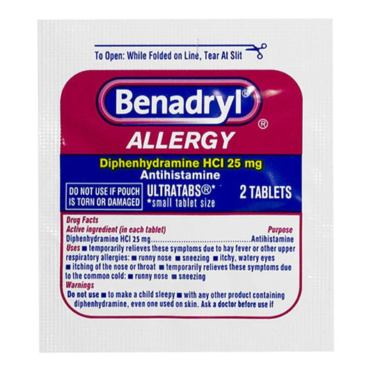 Benadryl® Allergy – Pack of 2, Case of 60 Packs