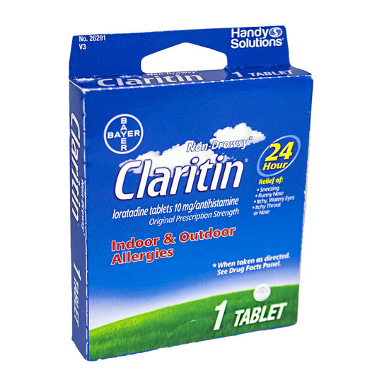 Claritin® Non-drowsy Allergy Relief Tablet – 1 Count, Case of 36 Packs