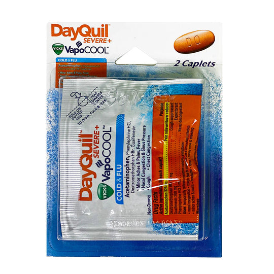 Vicks® DayQuil™ Cold & Flu Relief LiquiCaps – 2 Count, Case of 36 Packs