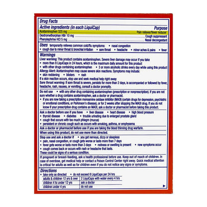 DayQuil™ Cold & Flu Relief – 2 Count Card, Case of 36 Boxes