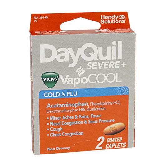 DayQuil® VapCOOL®Cold & Flu Relief – 2 Caplets, Case of 36 Packs