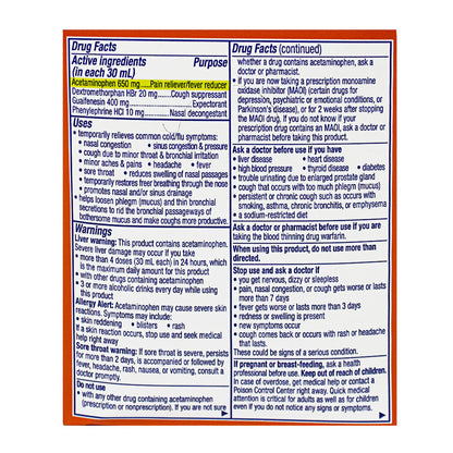 DayQuil® Severe Cold & Flu – 1 oz, Case of 24