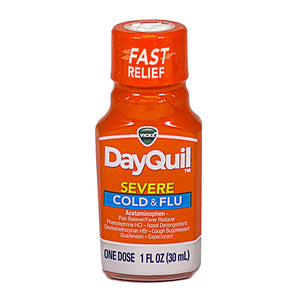 Dayquil Severe Cold & Flu - 1 oz. wellness vending machine