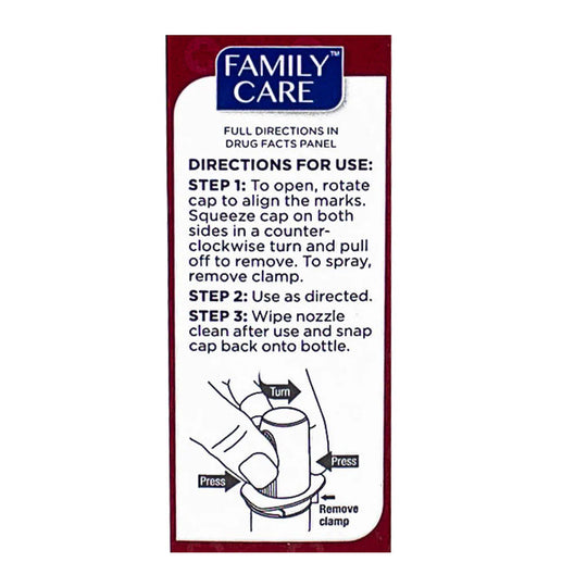 Family Care® Nasal Spray – 0.5 oz, Case of 36