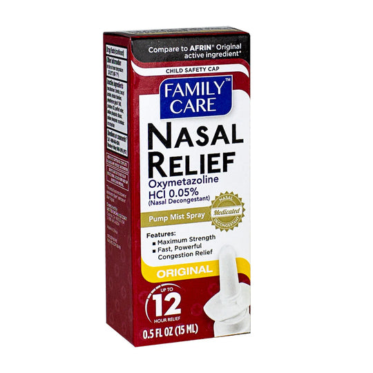 Family Care® Nasal Spray – 0.5 oz, Case of 36