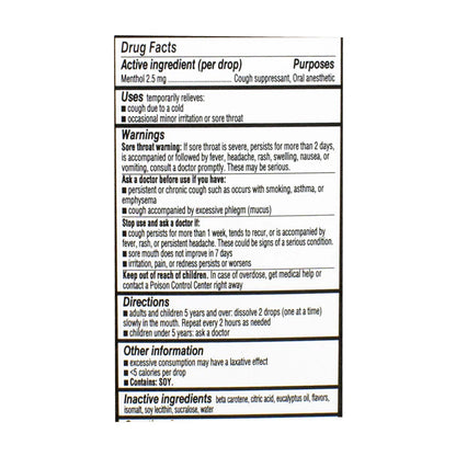 Halls® Mini Honey Lemon Cough Drops – 24 Count, Case of 24