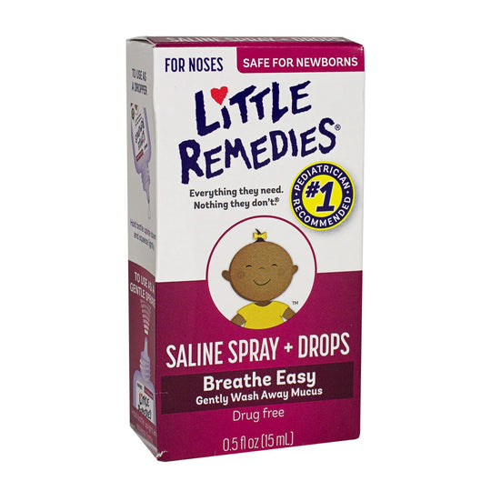 Little Remedies® Saline Spray + Drops – 0.5 oz, Case of 36