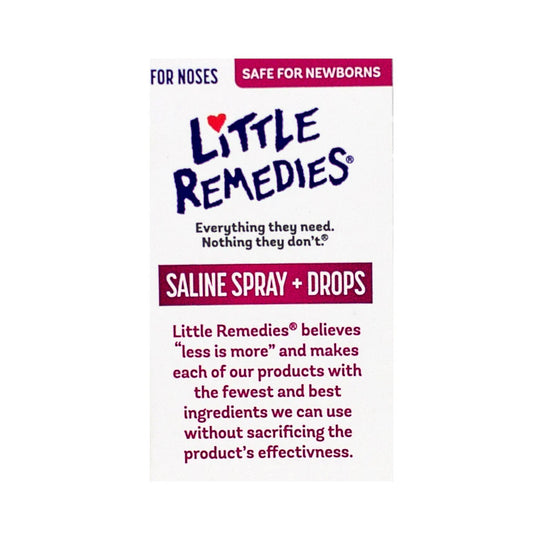Little Remedies® Saline Spray + Drops – 0.5 oz, Case of 36