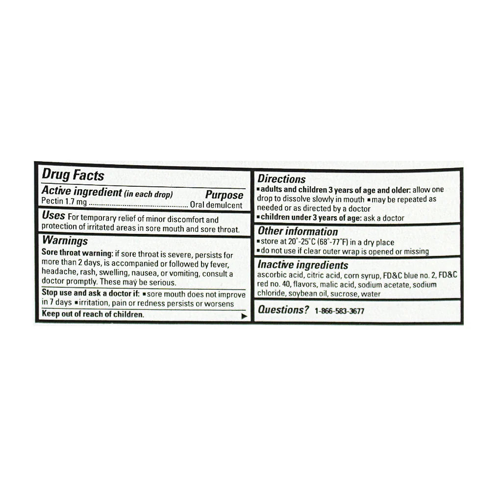 Luden’s® Wild Cherry Throat Drops, Box of 20 Lozenges