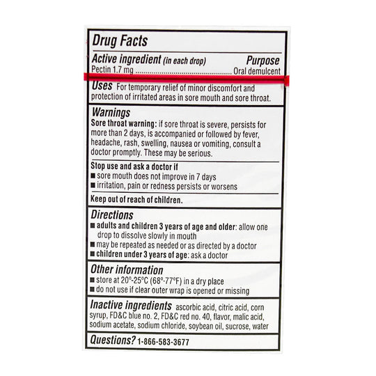 Luden’s® Wild Cherry Throat Drops, Box of 20 Lozenges
