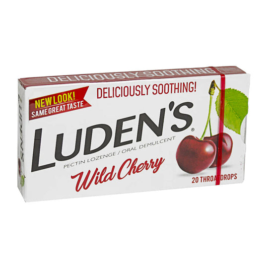 Luden’s® Wild Cherry Throat Drops, Box of 20 Lozenges
