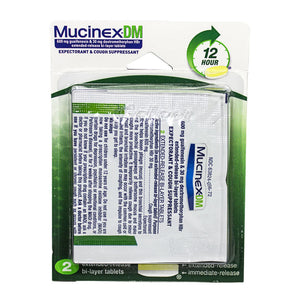 Mucinex DM Expectorant & Cough Suppressant - Card of 2 wellness vending machine