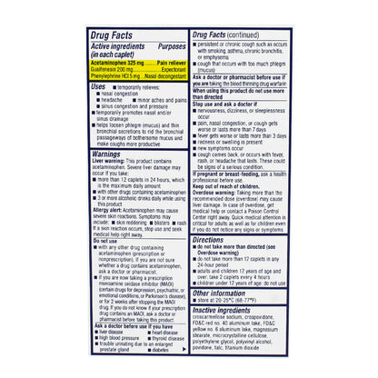 Mucinex® Sinus Congestion – 20 Tablets, Case of 12