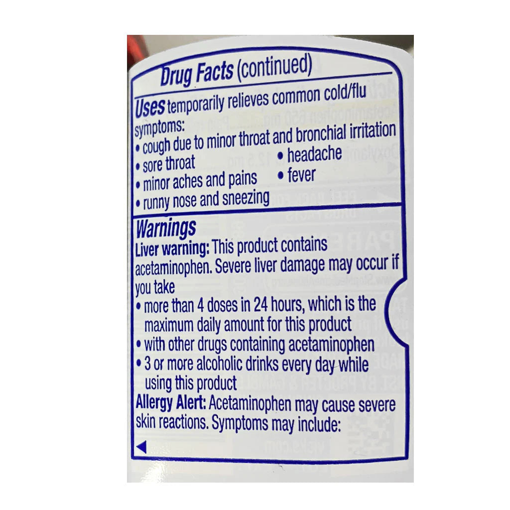 VICKS® NyQuil Cold & Flu Relief – 4 oz Bottle, 16 Bottles per case