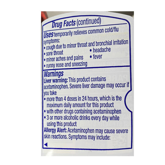 VICKS® NyQuil Cold & Flu Relief – 4 oz Bottle, 16 Bottles per case