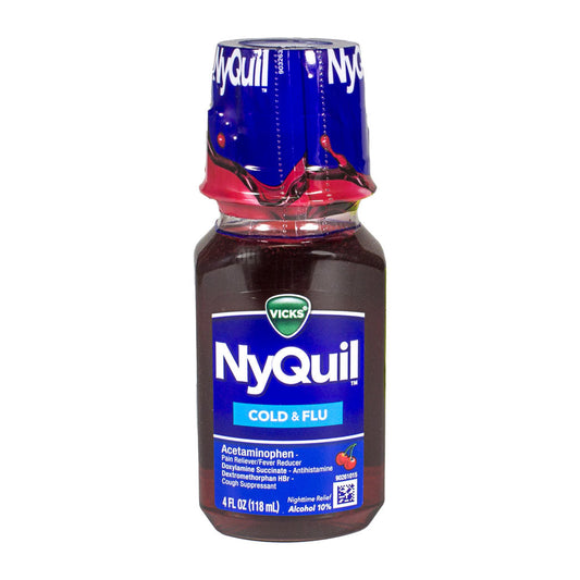 Nyquil Cold & Flu- 4 oz. wellness vending machine