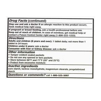 Handy Solutions® 24 Hour Allergy (Compares to Claritin®) – 4 Tablets, Case of 36 Packs
