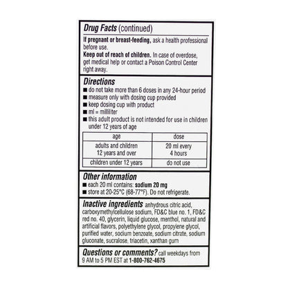 Robitussin® Cold Adult Cough & Chest Congestion Relief – 4 oz, Box of 24