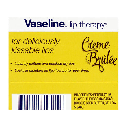 Vaseline Lip Therapy Creme Brulee - 0.25 oz. Jar wellness vending machine university campuses